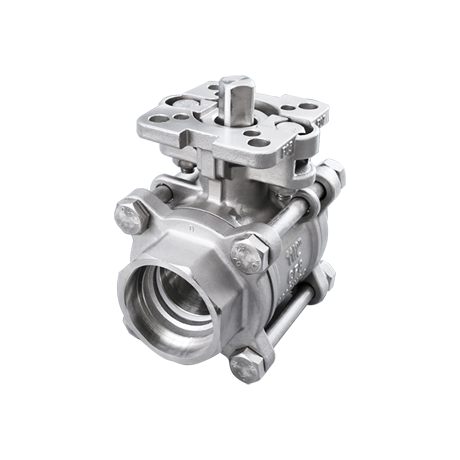 Compact electric ball valve